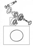 OUTER O-RING <br> Differencial to Side Cover