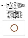 FRICTION  PLATE <br> C1 & Forward Clutch