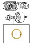 FRICTION PLATE <br> B0 & Overdrive Brake