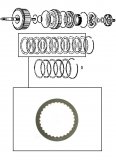 FRICTION PLATE <br> Overdrive Clutch