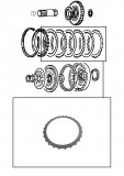 STEEL PLATE <br> Overdrive Clutch <br> 1984-up