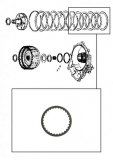 FRICTION PLATE <br> Overdrive Clutch