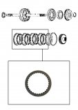 FRICTION PLATE <br> Forward Clutch