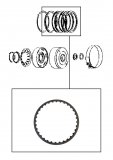 FRICTION PLATE <br>  Reverse Clutch <br> Ford & Mazda