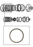 FRICTION PLATE <br> Reverse Input Clutch <br> 2001-up