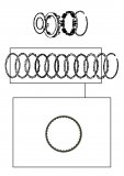 FRICTION PLATE <br> Low & Reverse Brake