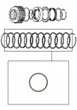 FRICTION PLATE <br> Low Clutch