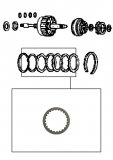 FRICTION PLATE <br> High Clutch