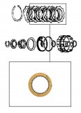 FRICTION PLATE <br> Second Clutch