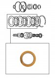 FRICTION PLATE <br> Second Clutch