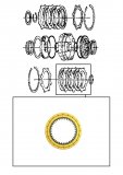 FRICTION PLATE <br> Fourth Clutch