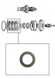 FRICTION PLATE <br> First Clutch