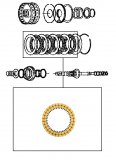 FRICTION PLATE <br> Fifth Clutch