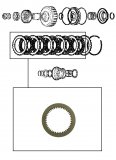 FRICTION PLATE <br> First Clutch