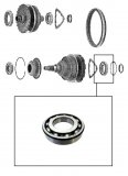 BALL BEARING <br> Secondary Pulley