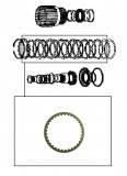 FRICTION PLATE <br> Low & Reverse Brake