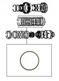 FRICTION PLATE <br> Forward Clutch