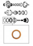 FRICTION  PLATE <br> Direct Clutch <br> 1985-up