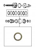 FRICTION  PLATE <br> Direct & 3rd Clutch 