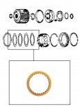 FRICTION  PLATE <br> Intermediate & 2nd Clutch