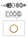 FRICTION PLATE <br> Forward Clutch