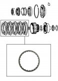 FRICTION PLATE <br> Low & Reverse 