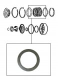 FRICTION PLATE <br> Waffle <br>  Direct Clutch 