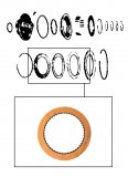 WAVED FRICTION PLATE <br> Smooth <br> Intermediate Clutch 