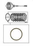 FRICTION PLATE <br> Reverse Brake