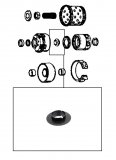 WASHER LUBE DAM <br> Front Planet