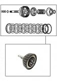 DRUM & SHAFT COMPLETE <br> Double Sided Frictions <br> K3 Clutch