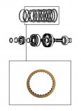 FRICTION PLATE <br>Transfer Clutch