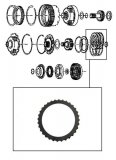 1-SIDE FRICTION PLATE <br> Direct Clutch <br> Mazda
