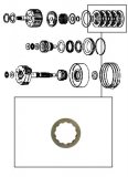 FRICTION  PLATE <br> Direct & 3rd Clutch <br> Smooth