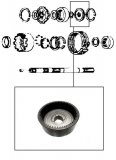 HUB <br> Rear Ring Gear