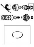 CIRCLIP RETAINING <br> Overdrive Clutch