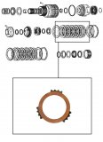 1-SIDED FRICTION PLATE <br> 3rd Clutch