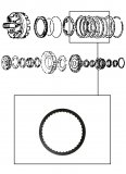 FRICTION PLATE <br> B2 Brake