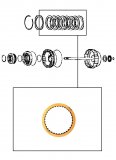 FRICTION PLATE <br>  C2 & Direct Clutch