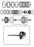 DRUM & SHAFT <br> C1 & C2 Clutch