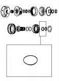 FRONT SEALING RING <br> D/G to F Clutch 