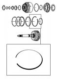 CIRCLIP RETAINING <br> A Clutch