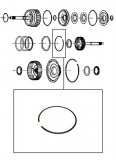 CIRCLIP RETAINING <br> A Clutch