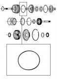 OUTER O-RING <br> A Clutch Piston