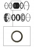 FRICTION PLATE <br> Intermediate Clutch