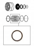 FRICTION PLATE <br> Second Clutch