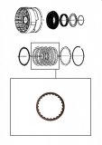 FRICTION PLATE <br> Second Clutch