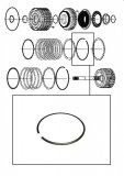 CIRCLIP RETAINING <br> Direct Clutch