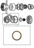 FRICTION PLATE <br>  Overdrive Clutch