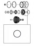 INNER O-RING <br> B Clutch Damper Piston